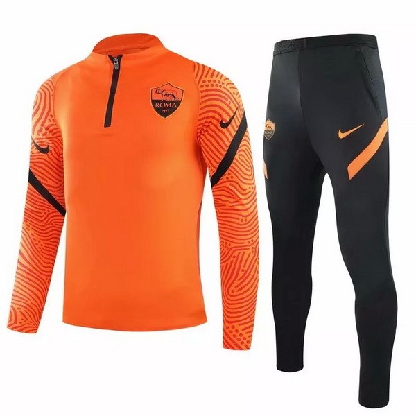 Chandal AS Roma 2020-21 Naranja Negro